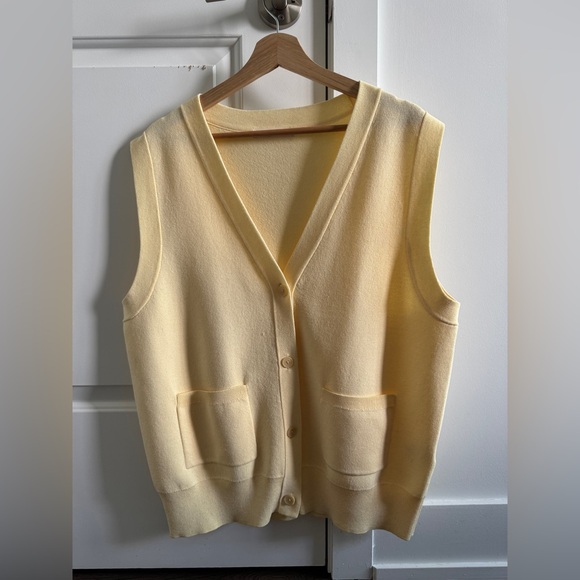 Oak+Fort Button-Up Vest - Picture 1 of 5